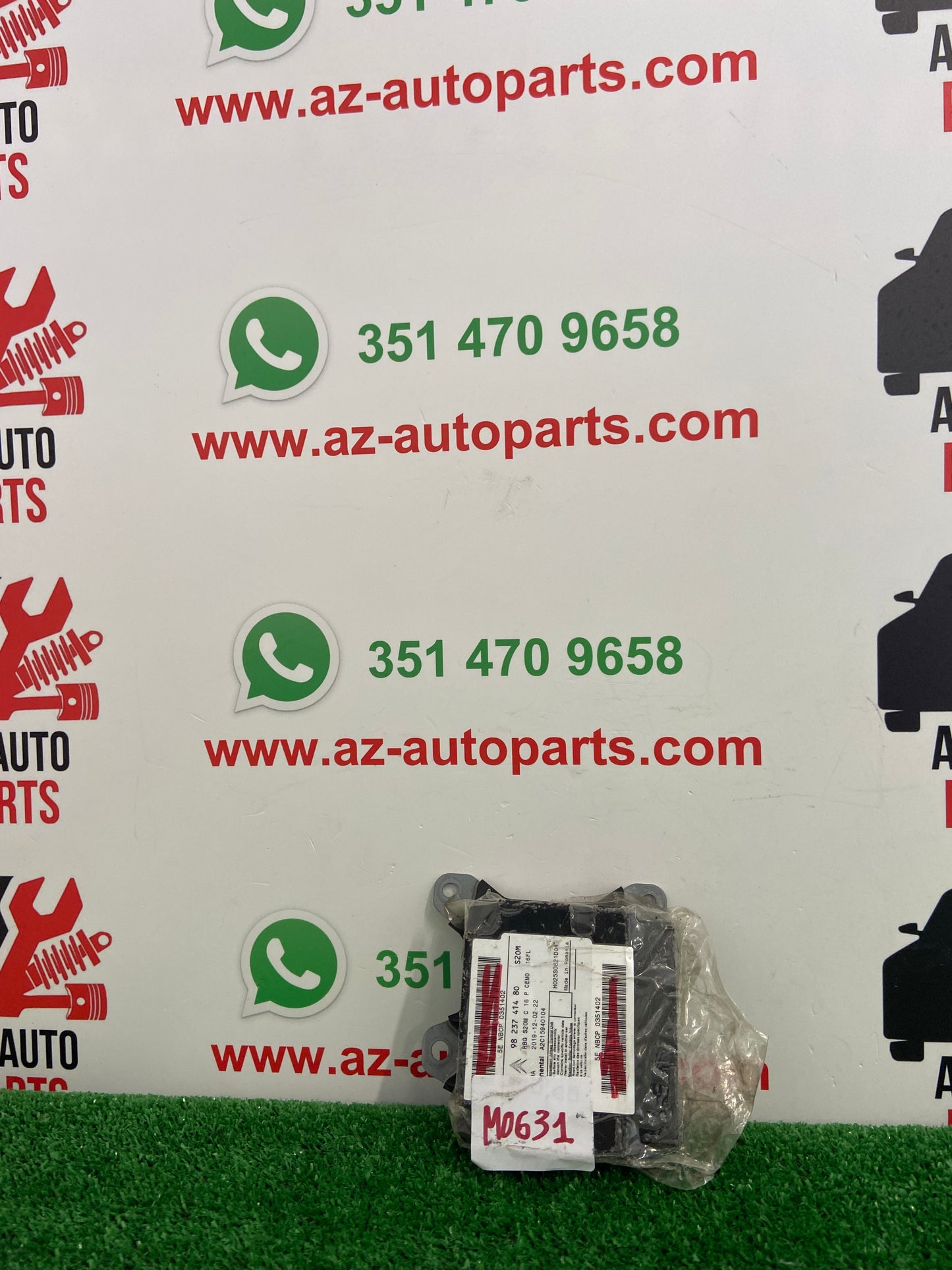 CENTRALINA AIRBAG CITROEN BERLINGO 2019 9823741480 M0631