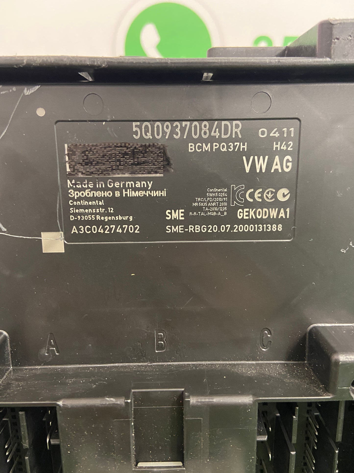 CENTRALINA BODY COMPUTER AUDI Q3 2019 5Q0937084DR M0661